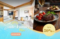 Deluxe Suite Promotion – Enjoy 40% off on Rooms with Food and Beverage dining credits