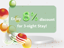 Consecutive 3-night Room Package